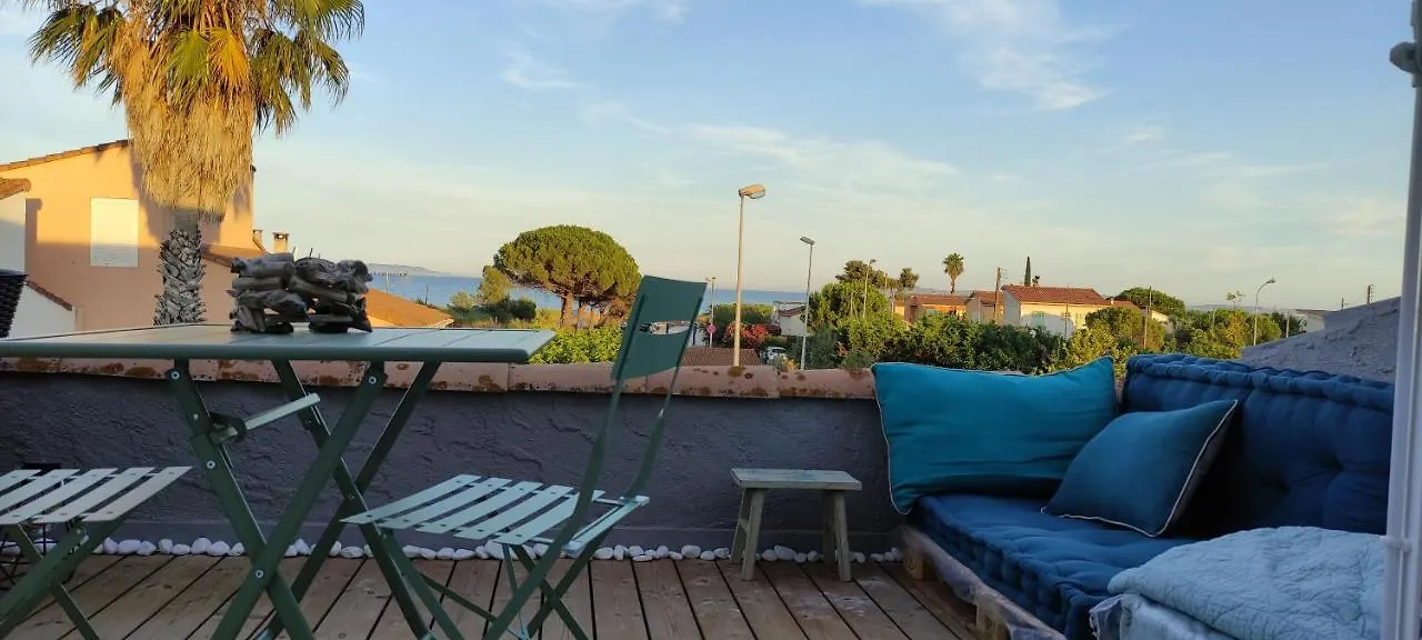 Maison De Vacances A L'Ayguade Classee 3 Etoiles, Climatisee,3Mn A Pied Plage Et Restos ,5Mn Aeroport, 10Mn Gare Hyères Hébergement de vacances